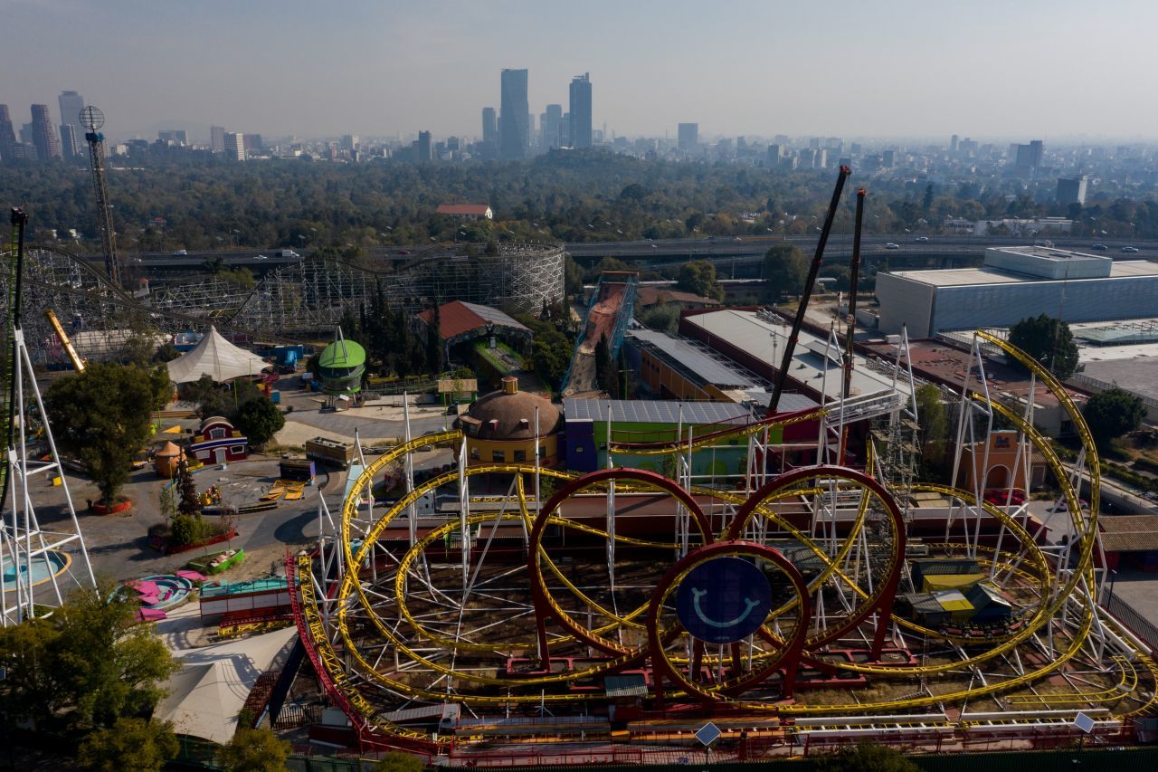 panorámica de la extinta Feria de Chapultepec