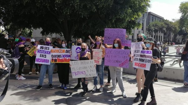 Marchas feministas en los cuatro puntos cardinales de CDMX