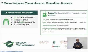 Iniciará vacunación Covid-19 en Venustiano Carranza.