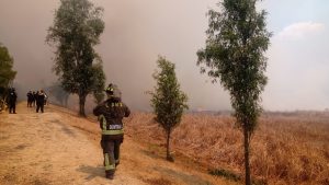 Fuerte Incendio en Xochimilco