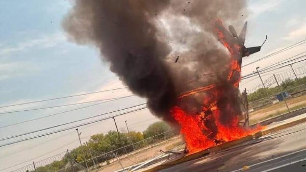 Cae helicóptero en Nuevo León, fallece piloto