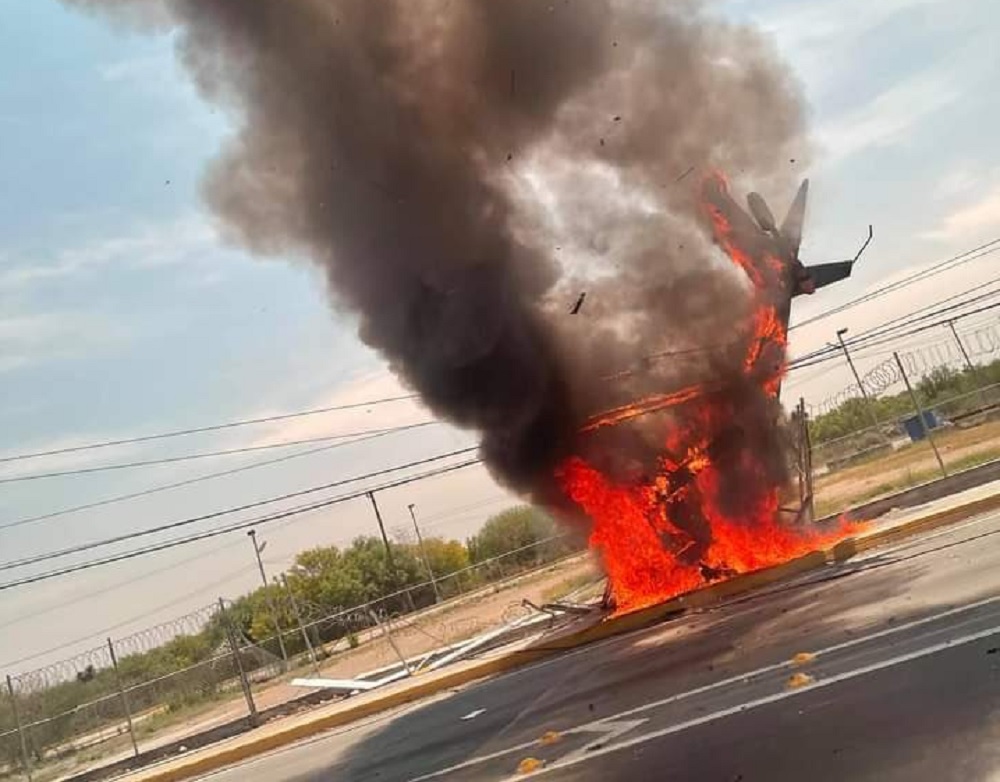 Cae helicóptero en Nuevo León, fallece piloto