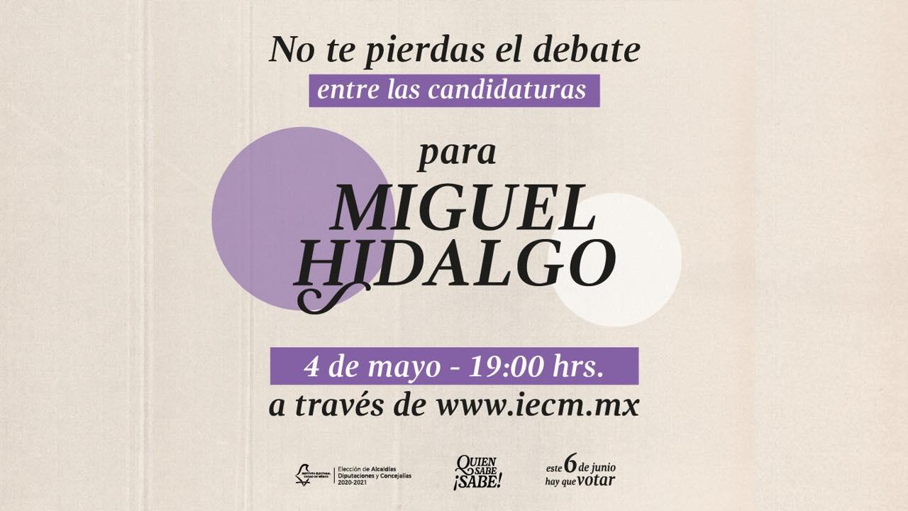debate de la alcaldía Miguel Hidalgo