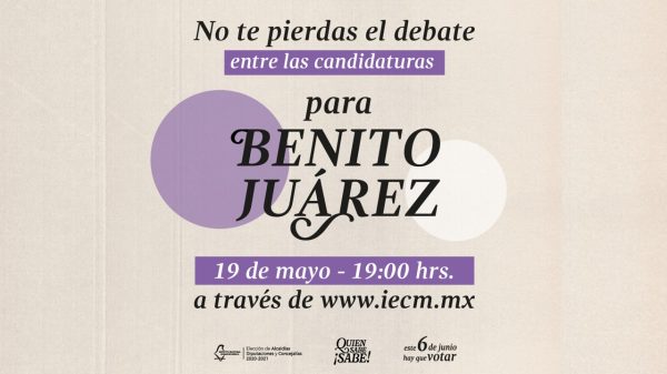 debate para la alcaldía Benito Juárez