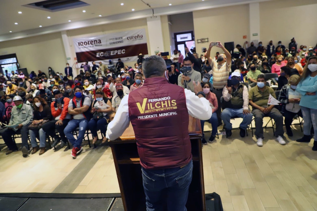 Morena cierran filas con Fernando Vilchis en Ecatepec