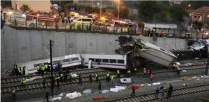 Accidente del tren en Compostela, 2013