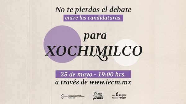 debate para la alcaldía Xochimilco