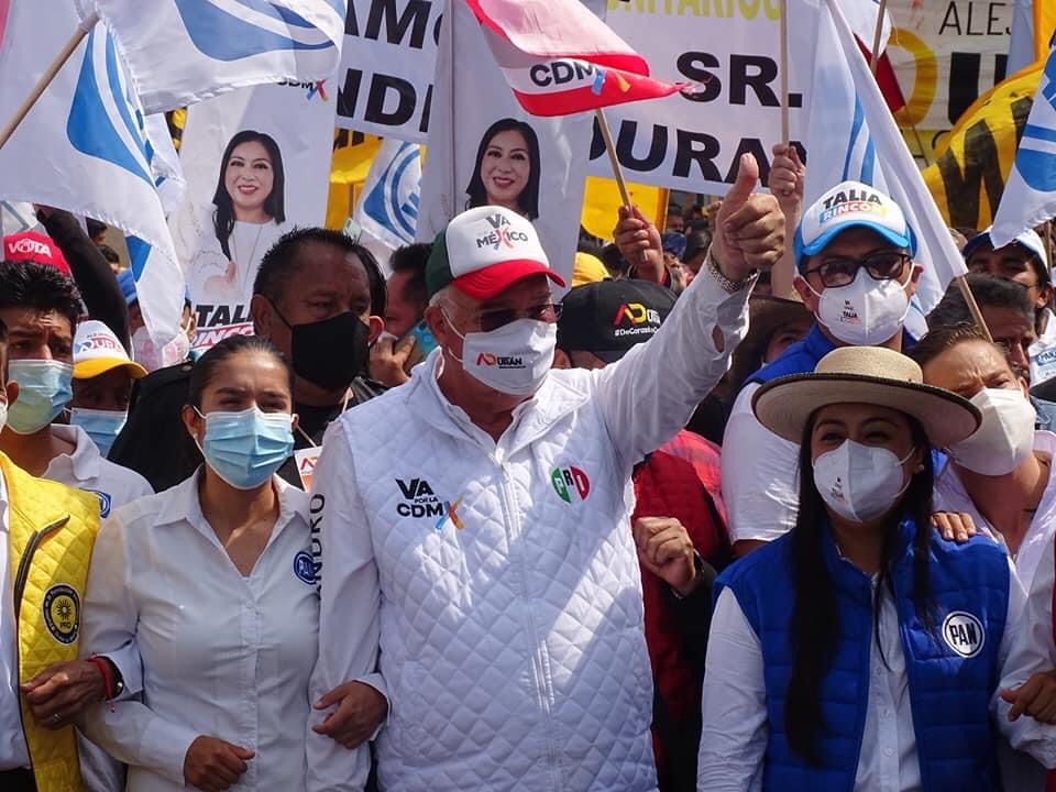 Coalición Va por México cierra campaña en Tláhuac y Xochimilco