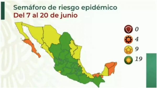 19 estados pasan a semáforo verde: SSA