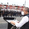 Entregan camiones a la Policía de Ecatepec para labores de auxilio a la población en situaciones de emergencia