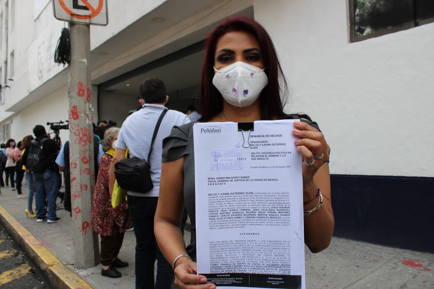 Nallely Gutiérrez denuncia a Alejandro Moreno por violencia política de género
