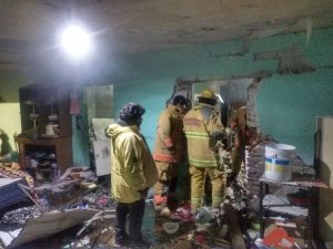 Explosión en Tultepec deja 2 heridos de gravedad