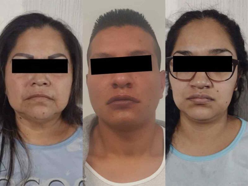 Detienen en Iztapalapa a tres presuntos narcomenudistas de la banda de "Don Pollo"