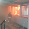 Sofocan incendio en bodega de Metro Pantitlán