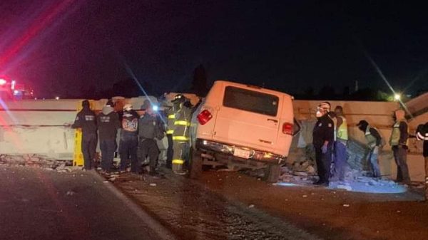 Accidente en la carretera México-Pachuca