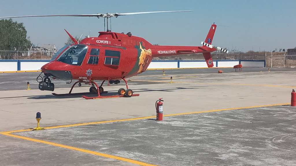 Con drones y relanzamiento de helcóptero Coyote, combatirán aumento de asaltos en Neza