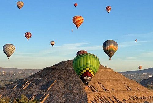 Ven peligro en globos aerostáticos de Teotihuacan, con apertura del AIFA