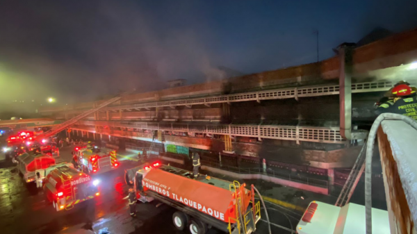 Se incendia el Mercado Libertad de Guadalajara
