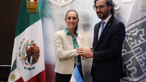 Claudia Sheinbaum se reunió con el Canciller de Argentina