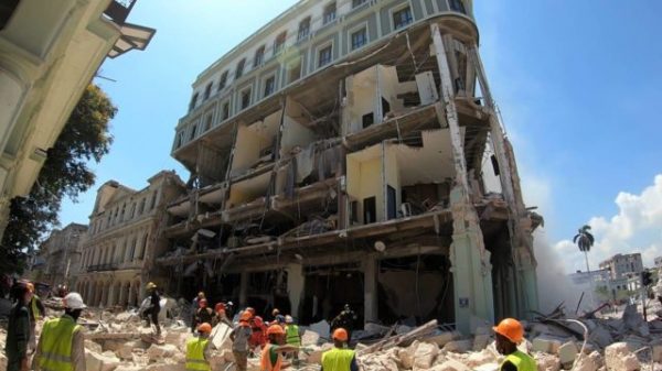 Aumenta cifra de fallecidos por la explosión en Hotel de Cuba
