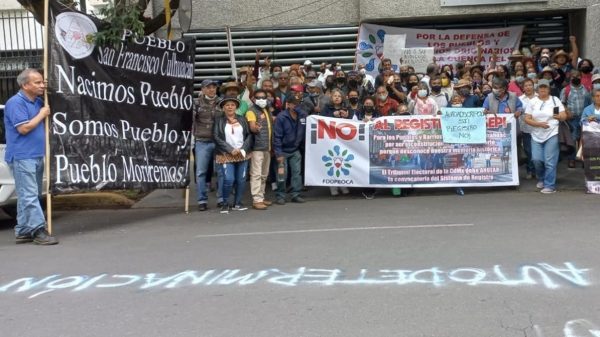 Protestan pueblos originarios contra PGD y PDOT